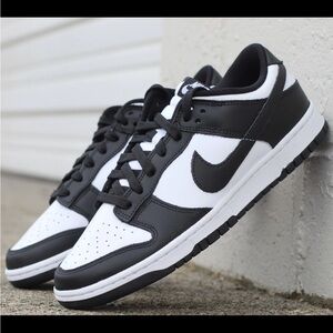 Nike Black and White Low-Top Sneakers